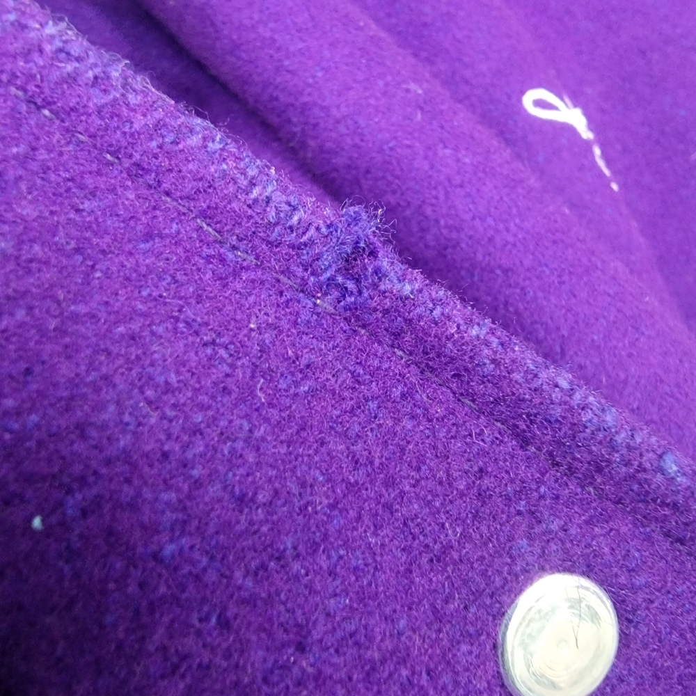 The Original Holloway Wool Leather Varsity Letterman  Gonzaga Jacket  XL  READ! - Picture 9 of 14
